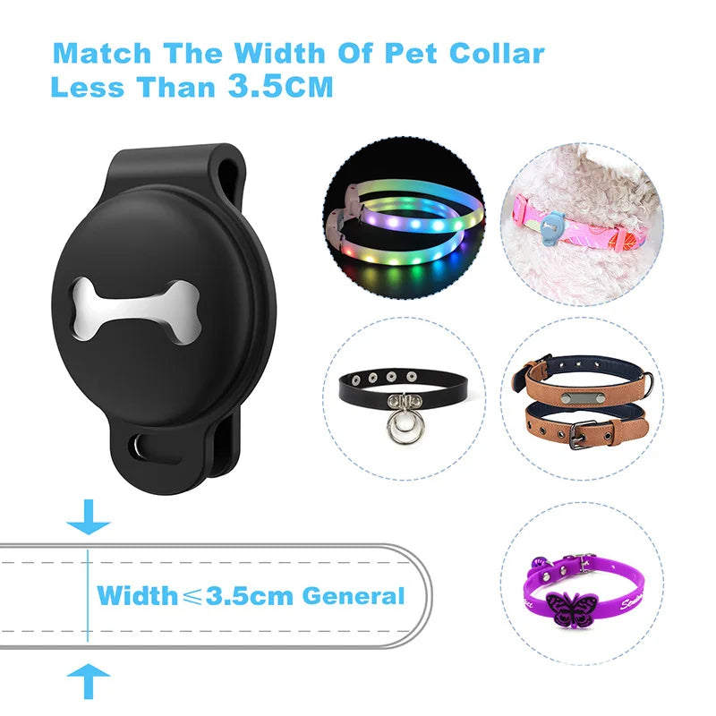 Pet GPS Tracker Smart Locator Electronic Dog Detection Wearable Collar Bluetooth for Cat Dog Bird Anti-Lost Record Tracking Tool