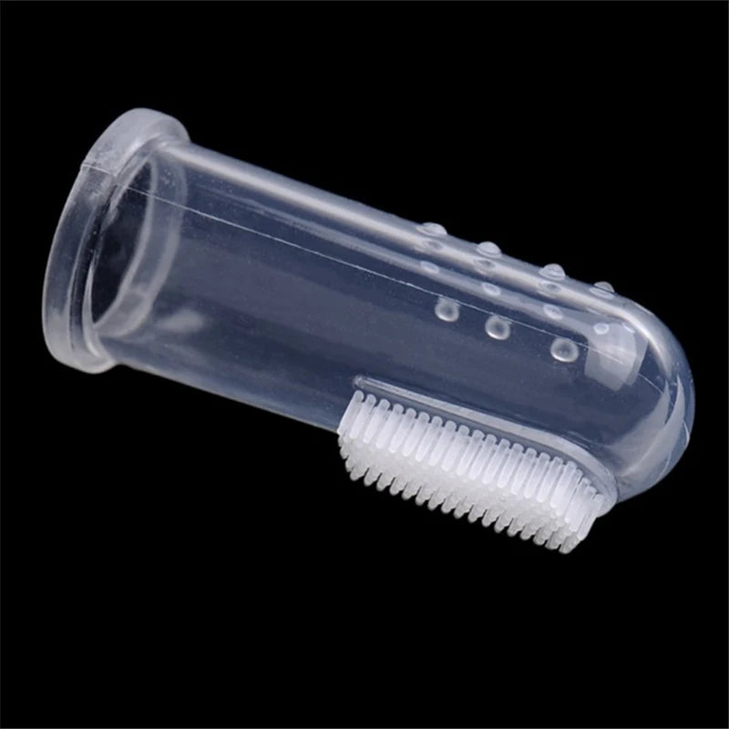 Super Soft Pet Finger Toothbrush Teddy Dog Brush Bad Breath Tartar Teeth Tool Dog Cat Cleaning Pet Supplies