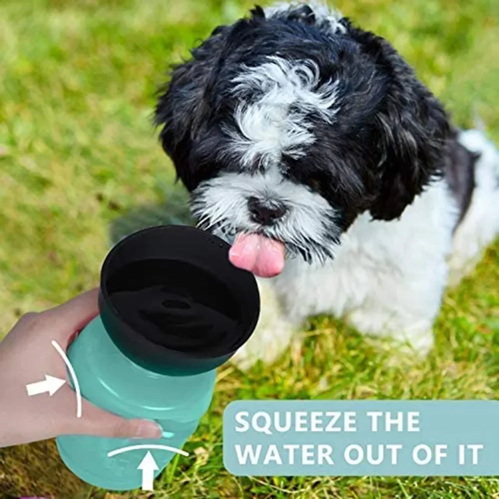 Portable Dog Water Bottle Foldable Pet Feeder Bowl Water Bottle Pets Outdoor Travel Drinking Dog Bowls Drink Bowl Dogs BPA Free