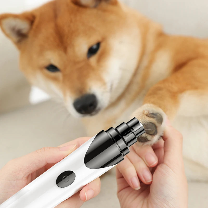 Pet Electric Nail Clippers Grinders Quiet USB Charging Cat Paws Nail Grooming Trimmer Tools Pet Nail Grinders Grooming Supplies