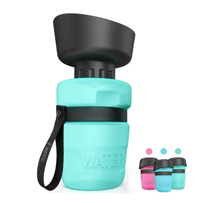 Portable Dog Water Bottle Foldable Pet Feeder Bowl Water Bottle Pets Outdoor Travel Drinking Dog Bowls Drink Bowl Dogs BPA Free